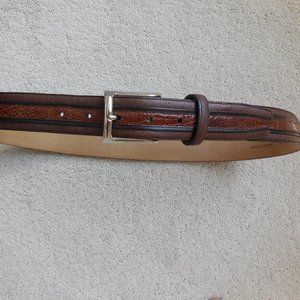 Mezlan belt 36 Ostrich